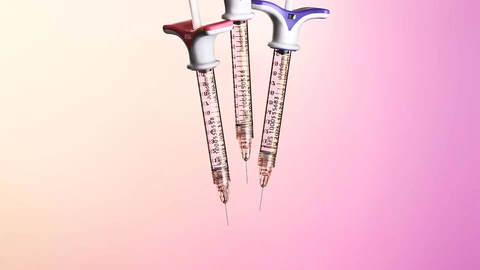 syringes on a table