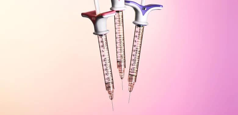 syringes on a table